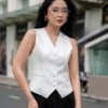 Premium Basic Vest – No Waist Tie - AA06
