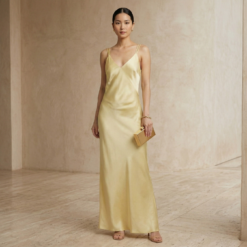 Elegant Backless Strap Maxi Dress - AM03