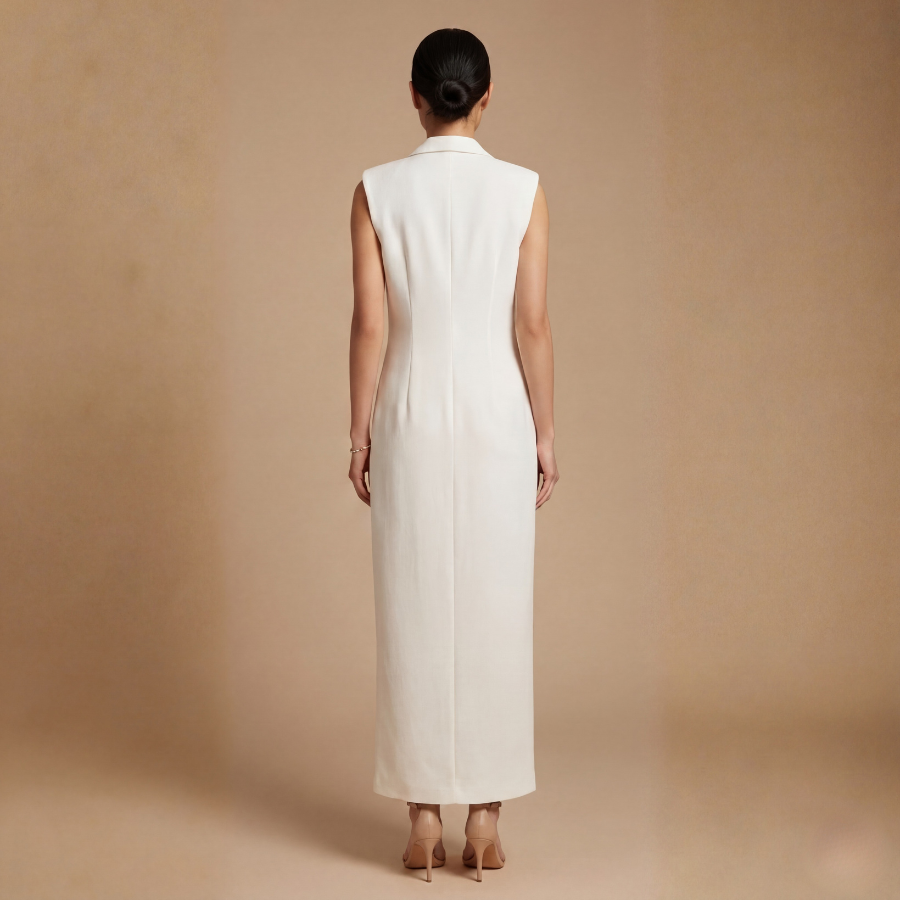 Sleeveless Blazer Dress - Image 7